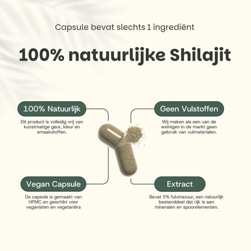 10% korting | Cupplement Combideal Shilajit Extract (5%) Capsules 500 mg
