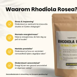 30% korting | Cupplement Combideal Rhodiola Rosea Capsules 500 mg