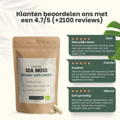 30% korting | Cupplement Combideal Sea Moss Capsules 500 mg Biologisch