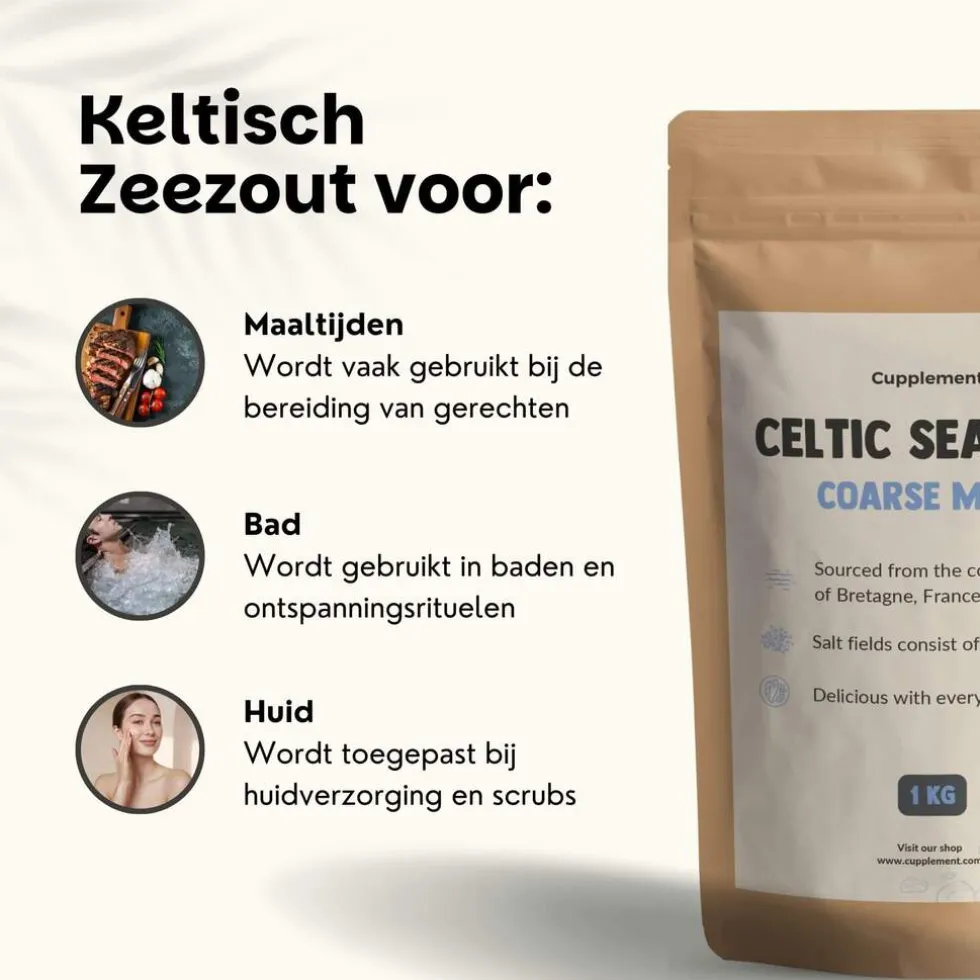 20% korting | Cupplement Keltisch Zeezout