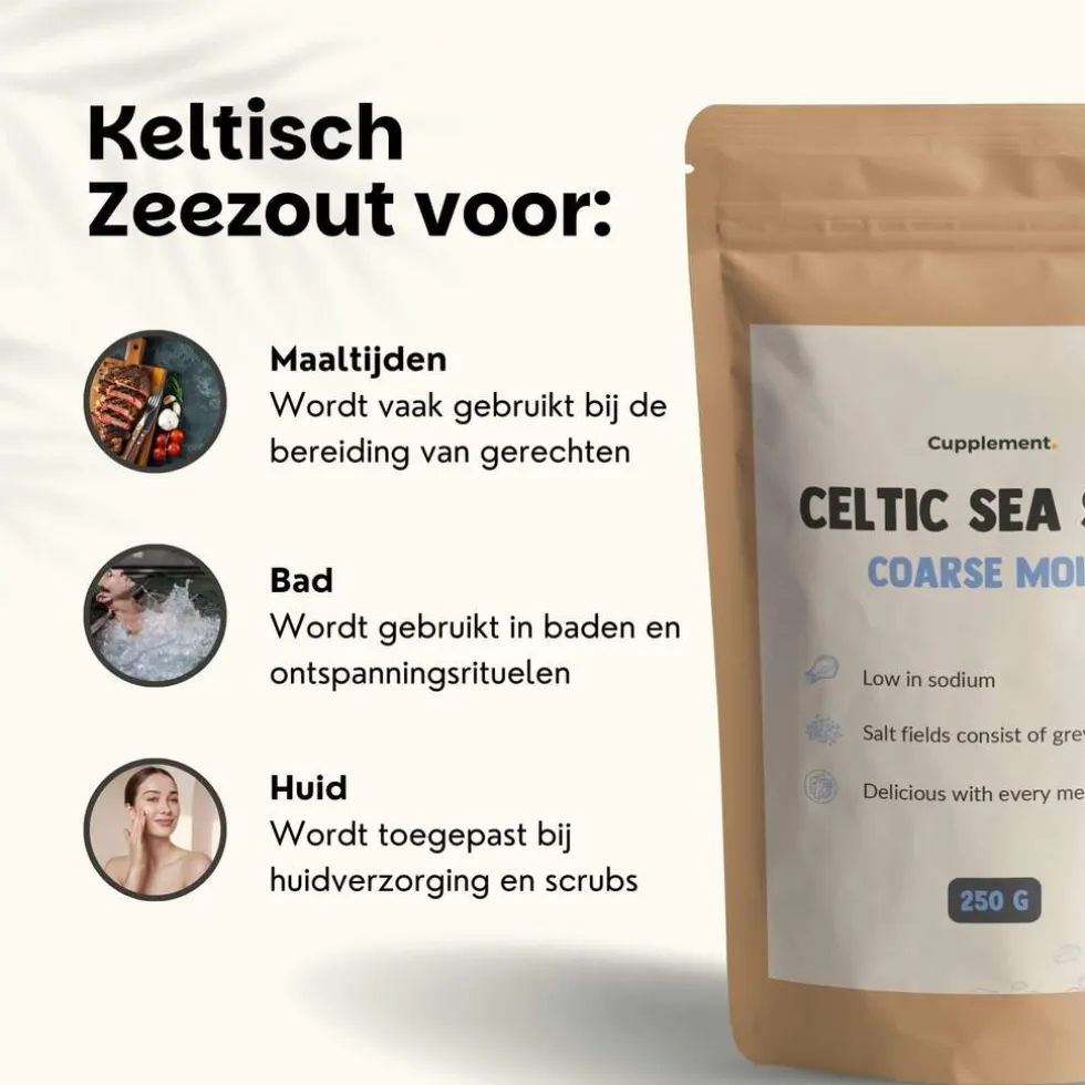 20% korting | Cupplement Keltisch Zeezout