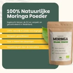 20% korting | Cupplement Moringa Poeder Biologisch