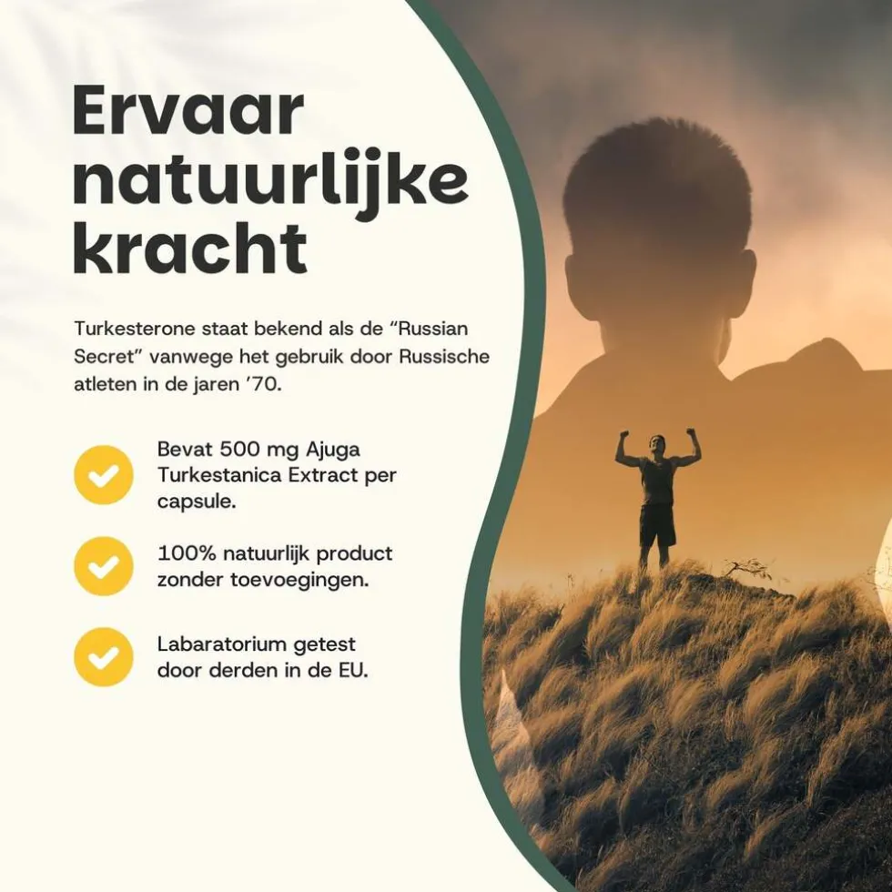 45% korting | Cupplement Multipack Turkesterone Capsules 500 mg
