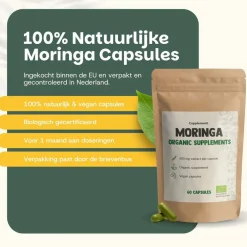 45% korting | Cupplement Multipack Moringa Capsules 500 mg Biologisch