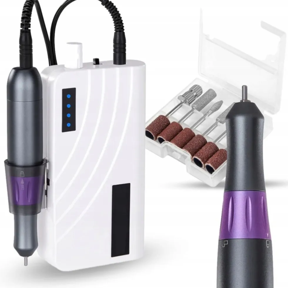 Activeshop Viva 201 draadloze oplaadbare nagelvijl voor manicure en pedicure met twist lock systeem en touch bedieningspaneel
