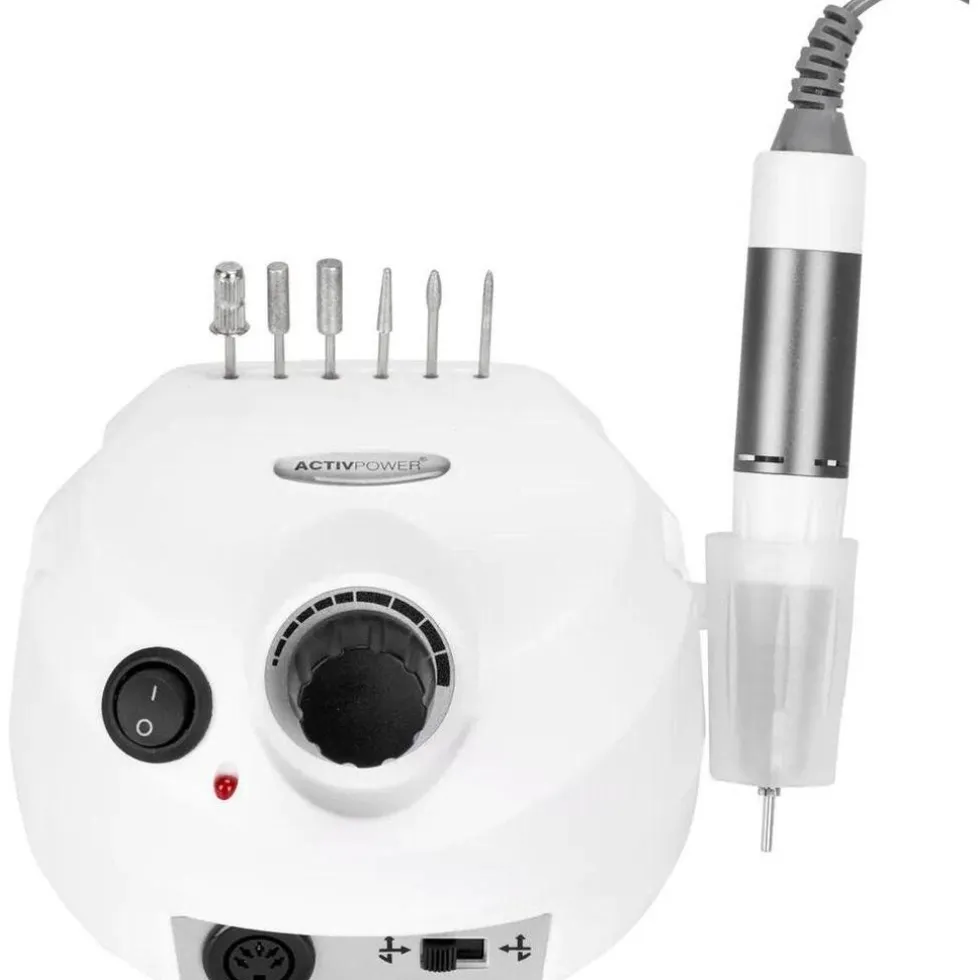 ActivPower elektrische nagelvijl voor manicure en pedicure met voetpedaal