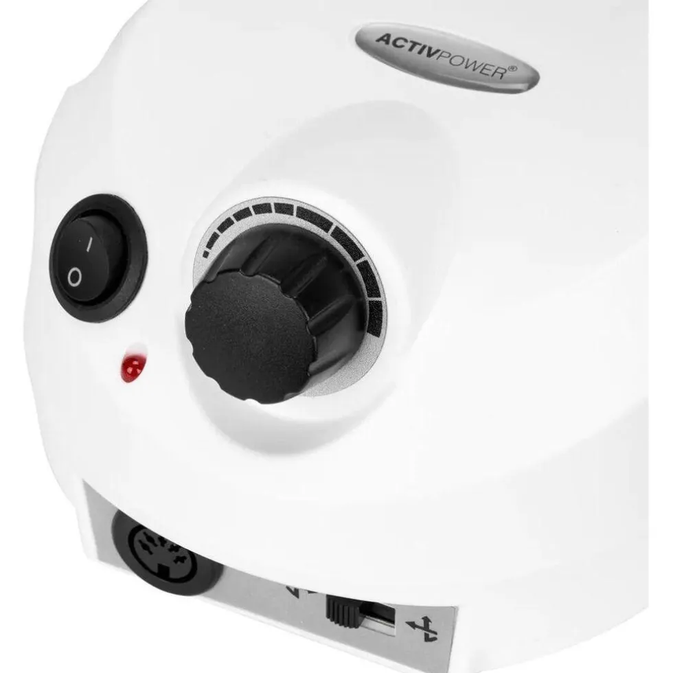 ActivPower elektrische nagelvijl voor manicure en pedicure met voetpedaal