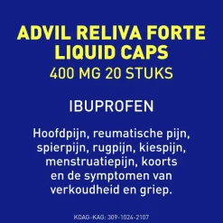 Advil Reliva Forte 400mg Liquid-Caps