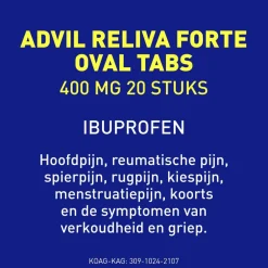 Advil Reliva Forte 400mg Oval-Tabs