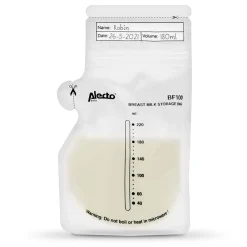 Alecto BF100 - Moedermelk bewaarzakjes 220 ml, 100 stuks