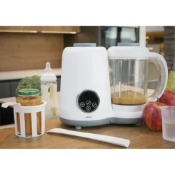 Alecto BFP-66 - 5 in 1 gezonde babyvoeding foodprocessor , wit