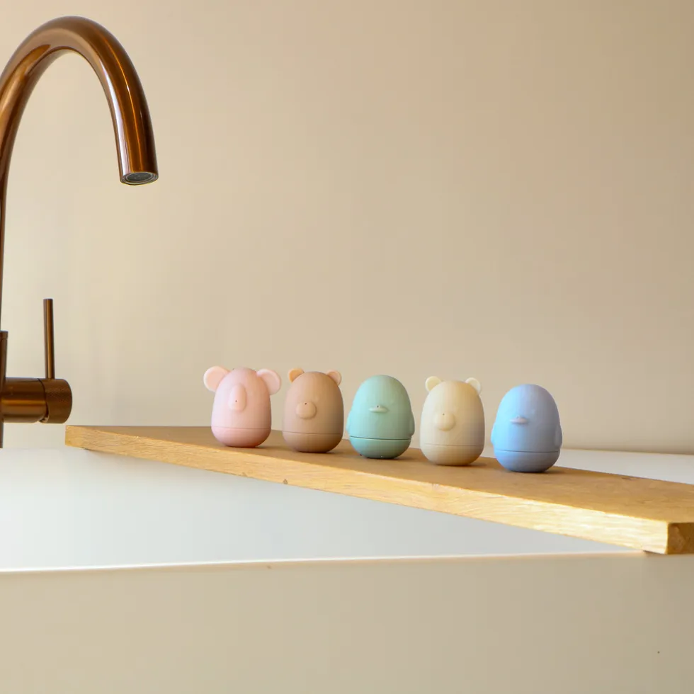 Alecto BT5 Badset – 5 Pastelkleurige Badspeeltjes met Thermometer