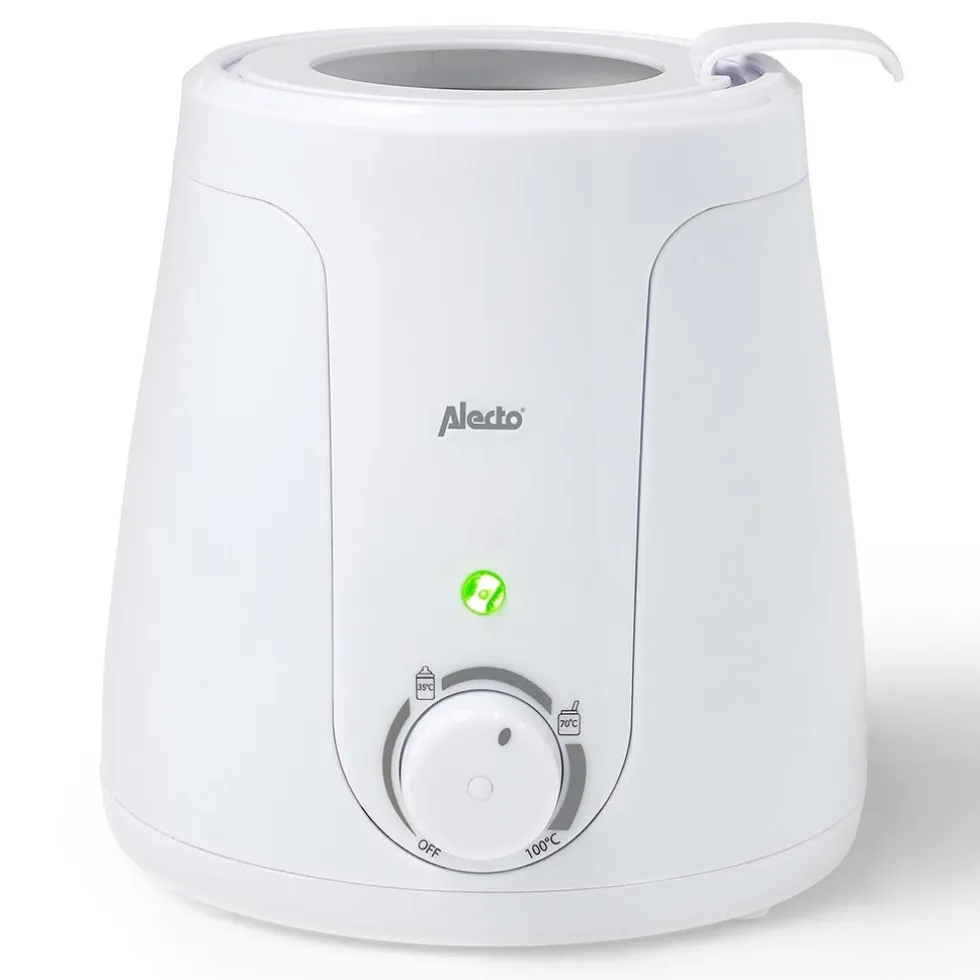 Alecto BW-70 - Flessenwarmer geschikt voor ieder flesje en potje - Snel en gemakkelijk in gebruik - Wit