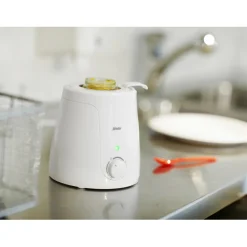 Alecto BW-70 - Flessenwarmer geschikt voor ieder flesje en potje - Snel en gemakkelijk in gebruik - Wit
