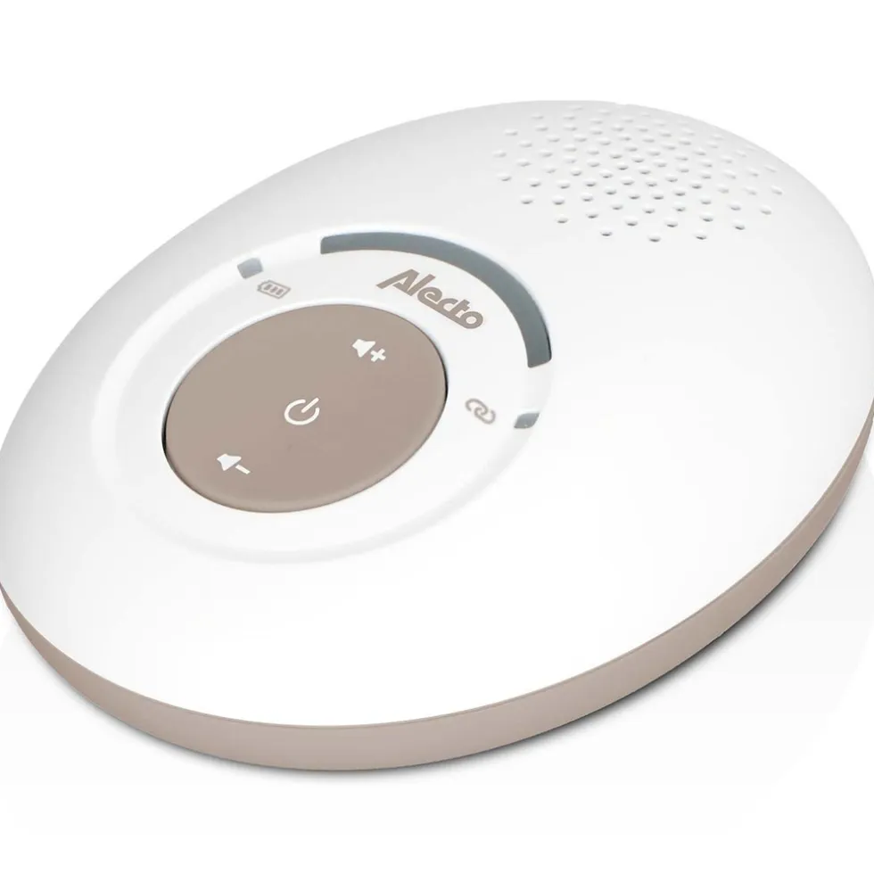 Alecto DBX110BE - Babyfoon Full Eco DECT, wit/taupe