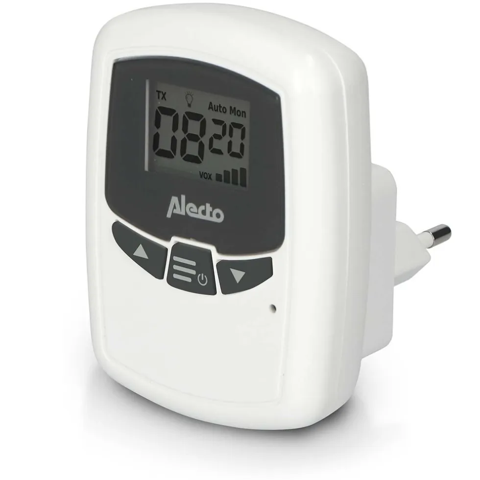 Alecto DBX-80BU - Extra babyunit voor DBX-80, wit/antraciet