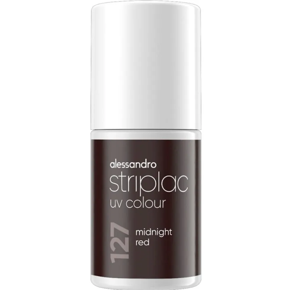 Alessandro Striplac UV Colour 127 Midnight Red Nagellak