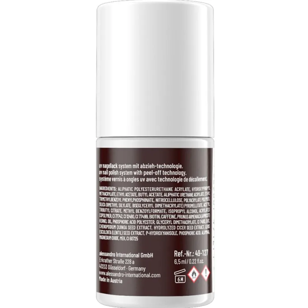 Alessandro Striplac UV Colour 127 Midnight Red Nagellak