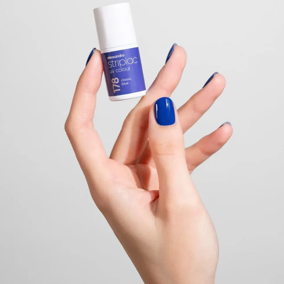 Alessandro Striplac UV Colour 178 Classic Blue Nagellak