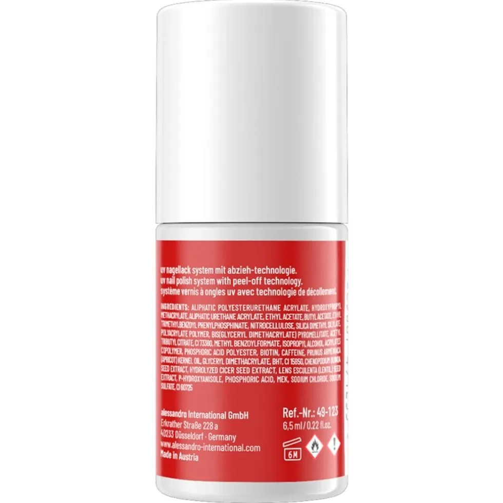 Alessandro Striplac UV Colour 123 Ruby Red Nagellak