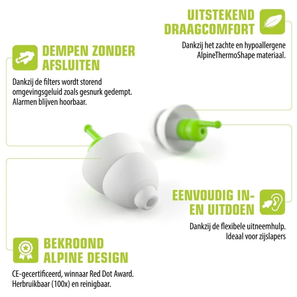 Alpine Sleepsoft Oordoppen