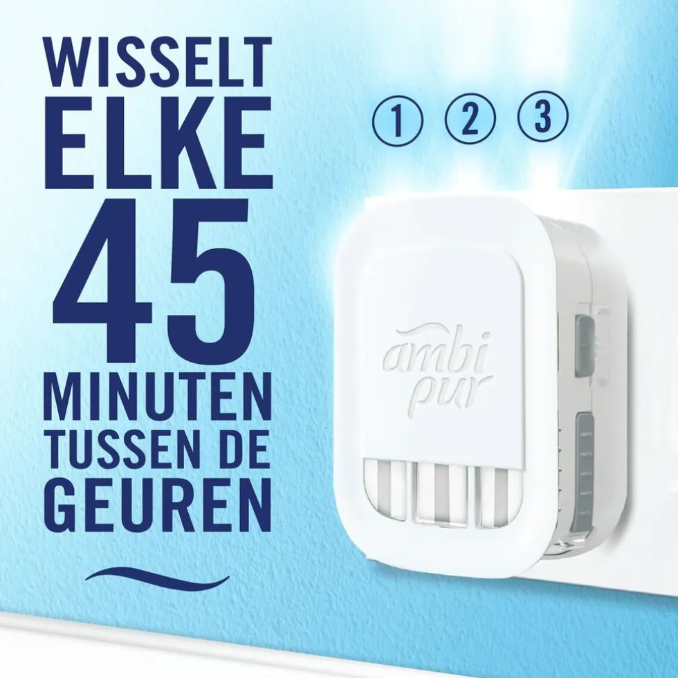 Ambi Pur Fris Linnen 3Volution Elektrische Luchtverfrisser Navulling