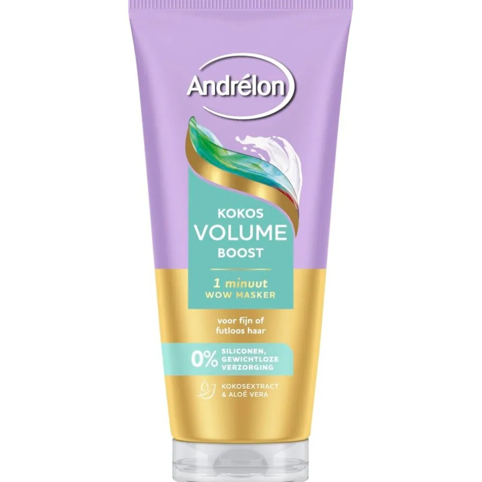Andrélon Kokos Volume Boost 1 Minuut Wow Haarmasker