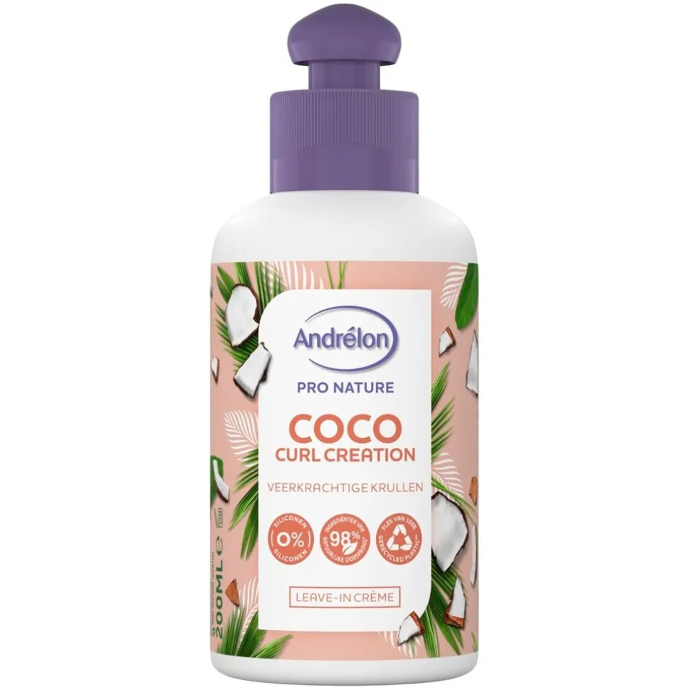 Andrélon Pro Nature Coco Curl Creation Leave-In Crème