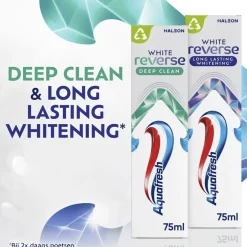 Aquafresh White Reverse Deep Clean Tandpasta