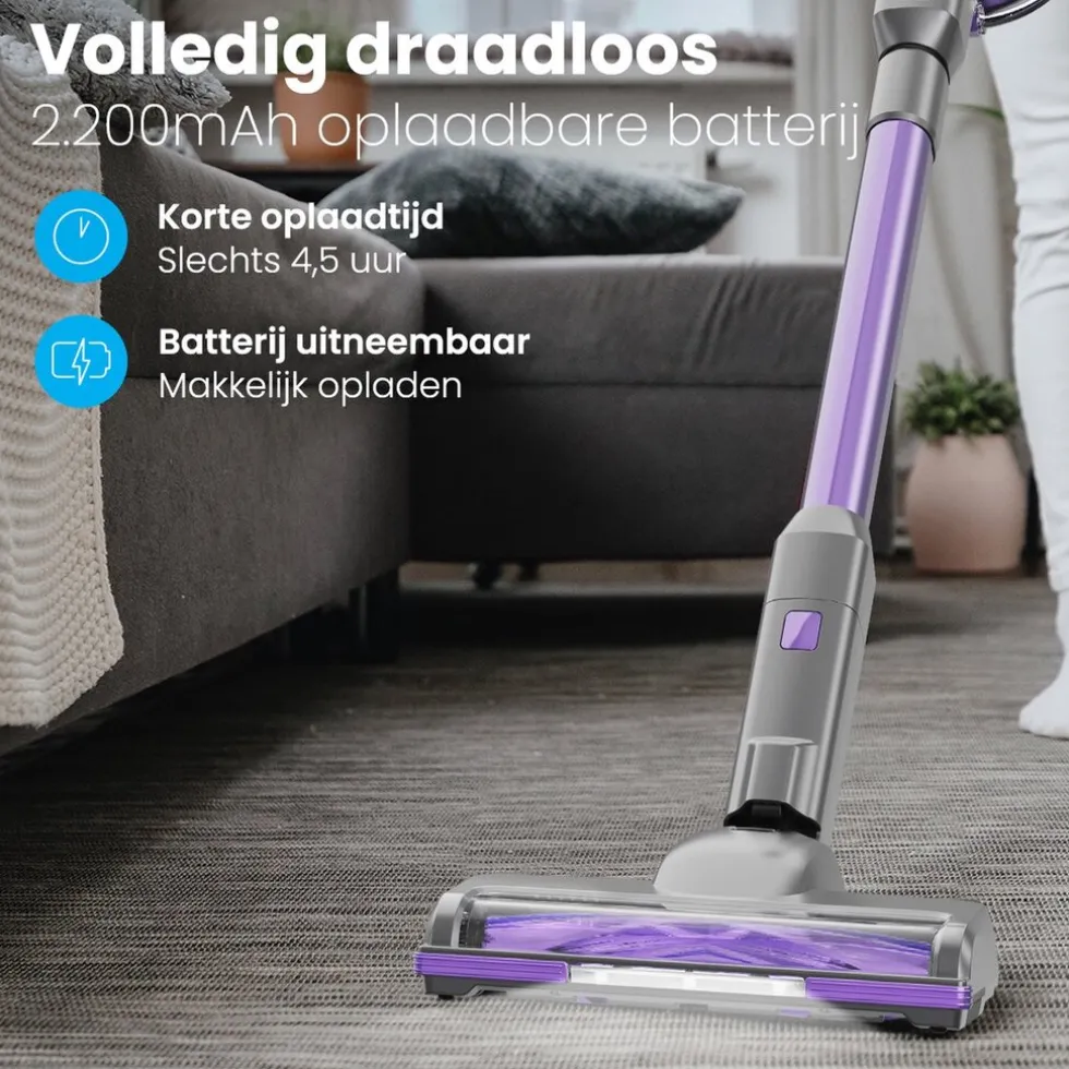 Auronic Draadloze Steelstofzuiger