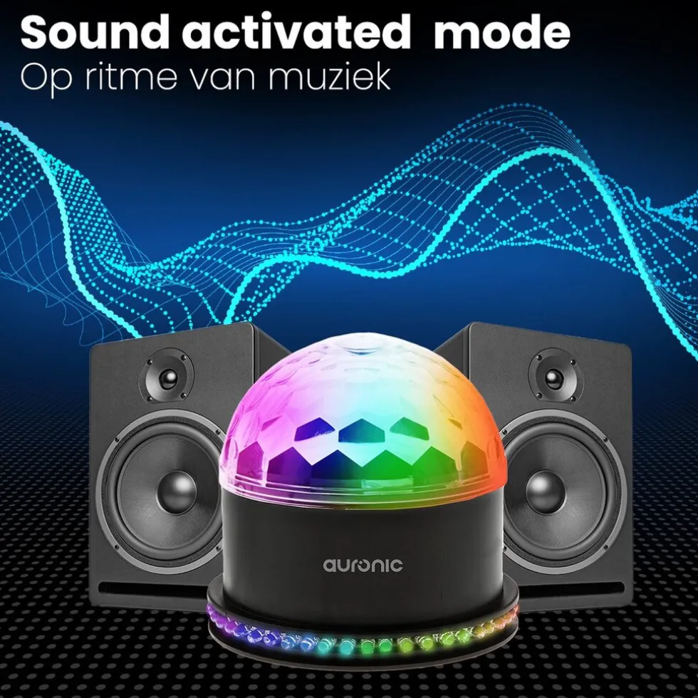 Auronic Roterende Discolamp