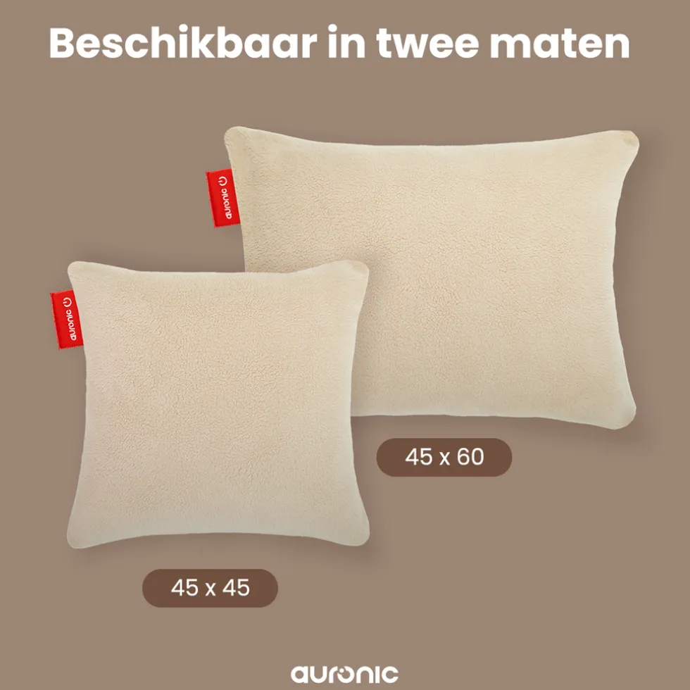 Auronic Sherpa Fleece Warmtekussen 45x60cm