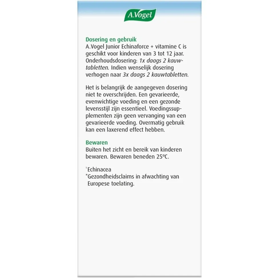 A.Vogel Echinaforce Junior + Vitamine C Kauwtabletten