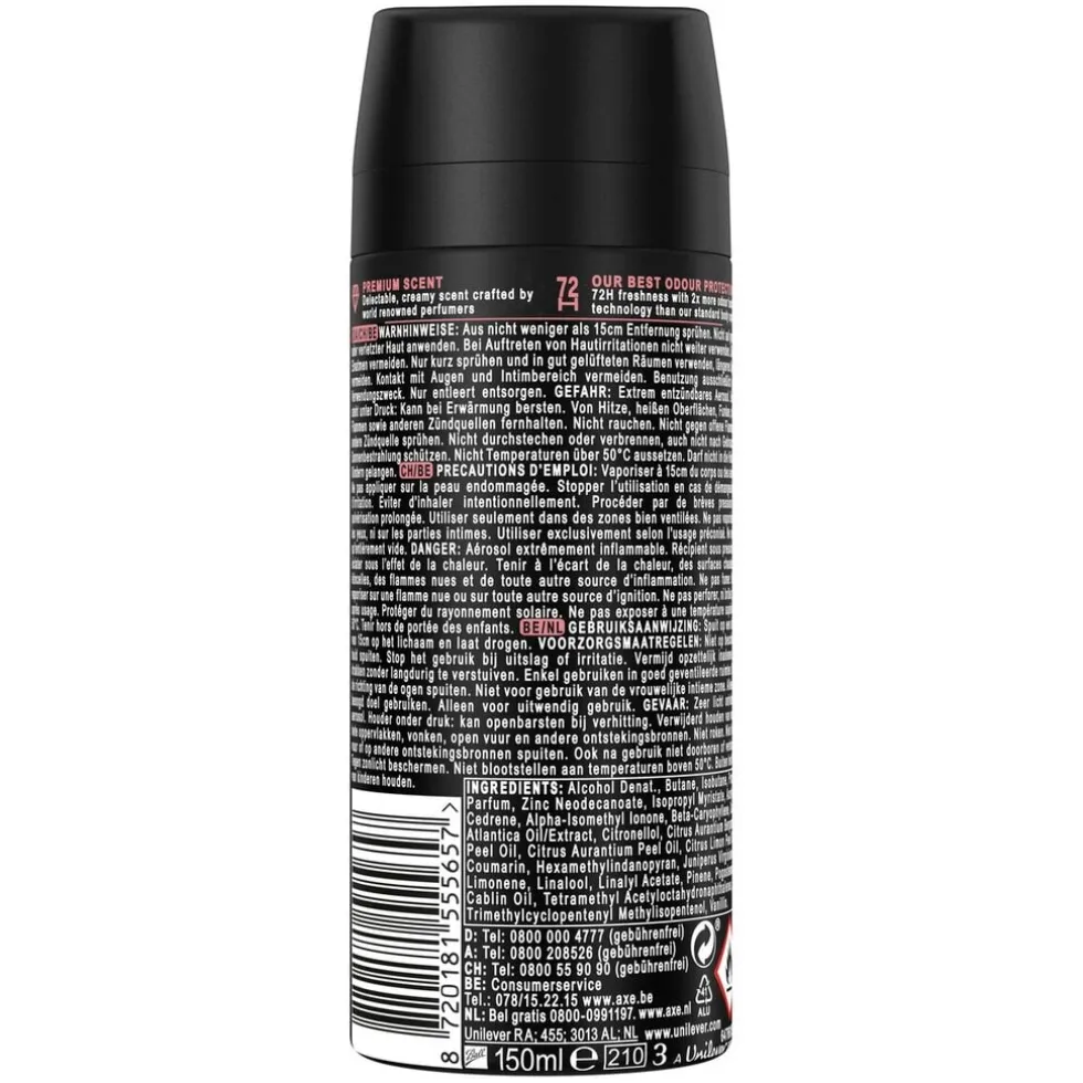Axe Fine Fragrance Cocoa Velvet Deodorant Bodyspray