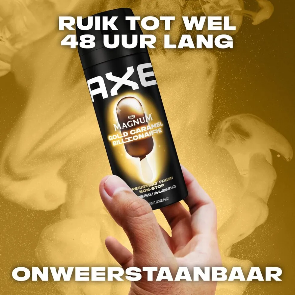 Axe Magnum Gold Caramel Billionaire Deodorant Bodyspray