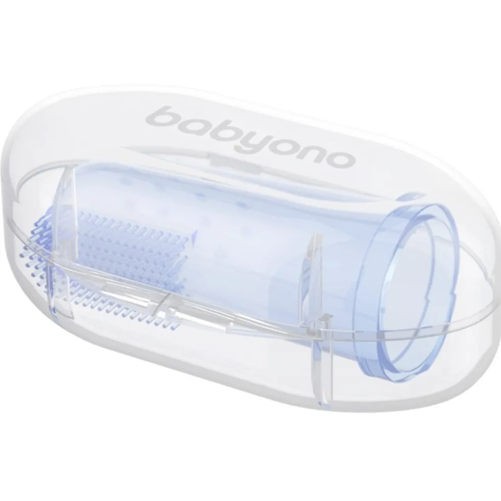 Baby Ono Blauw Vingertop Tandenborstel