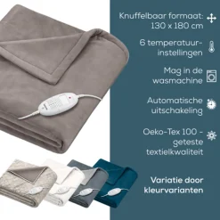 Beurer HD 75 Cosy Taupe Warmtedeken