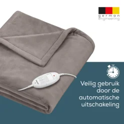 Beurer HD 75 Cosy Taupe Warmtedeken