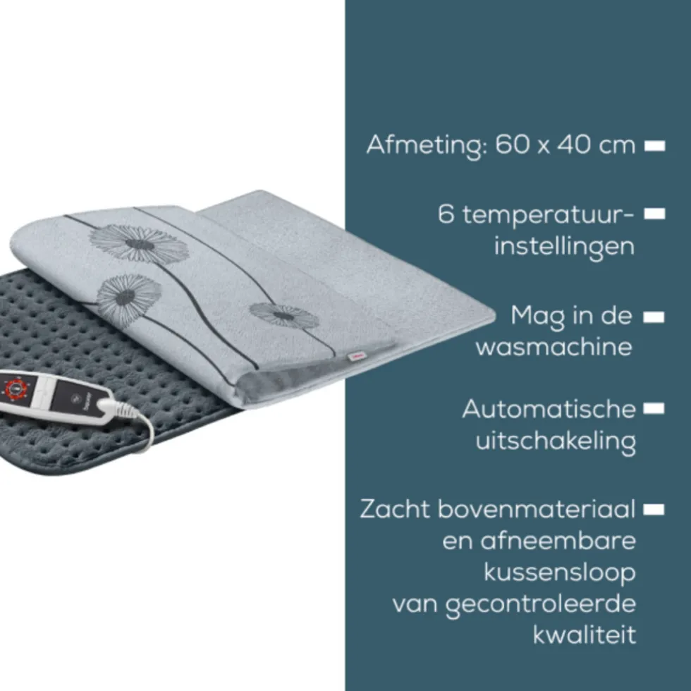 Beurer HK 125 Cosy Grey Warmtekussen