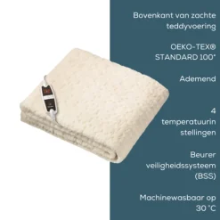 Beurer UB 53 Teddy Single Elektrische onderdeken