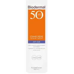 Biodermal Anti Age SPF50+ Zonnecrème voor het Gezicht