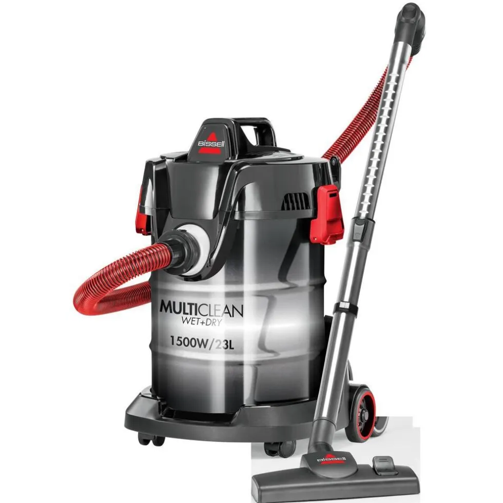 BISSELL MultiClean 23L Nat/droog stofzuiger - 2026M Grijs - Rood