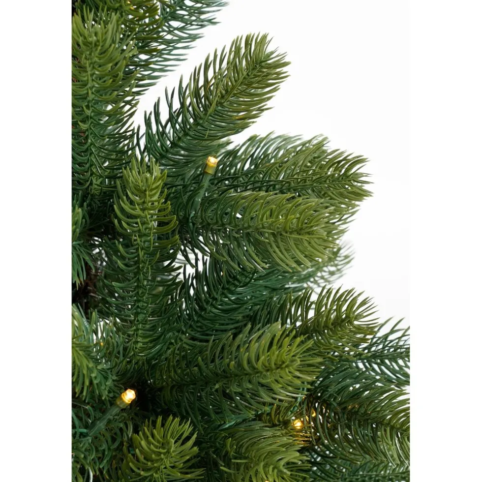 Black Box Trees Kunstkerstboompjes met krans verlicht