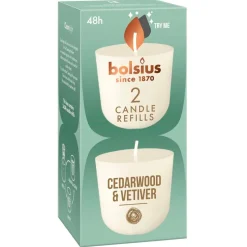 Bolsius Clean Light Cederwood Navulling