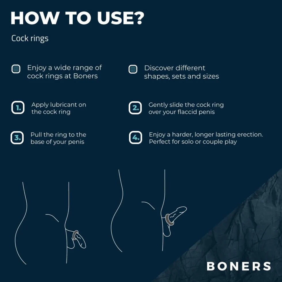 Boners Cockring Set 3-delig