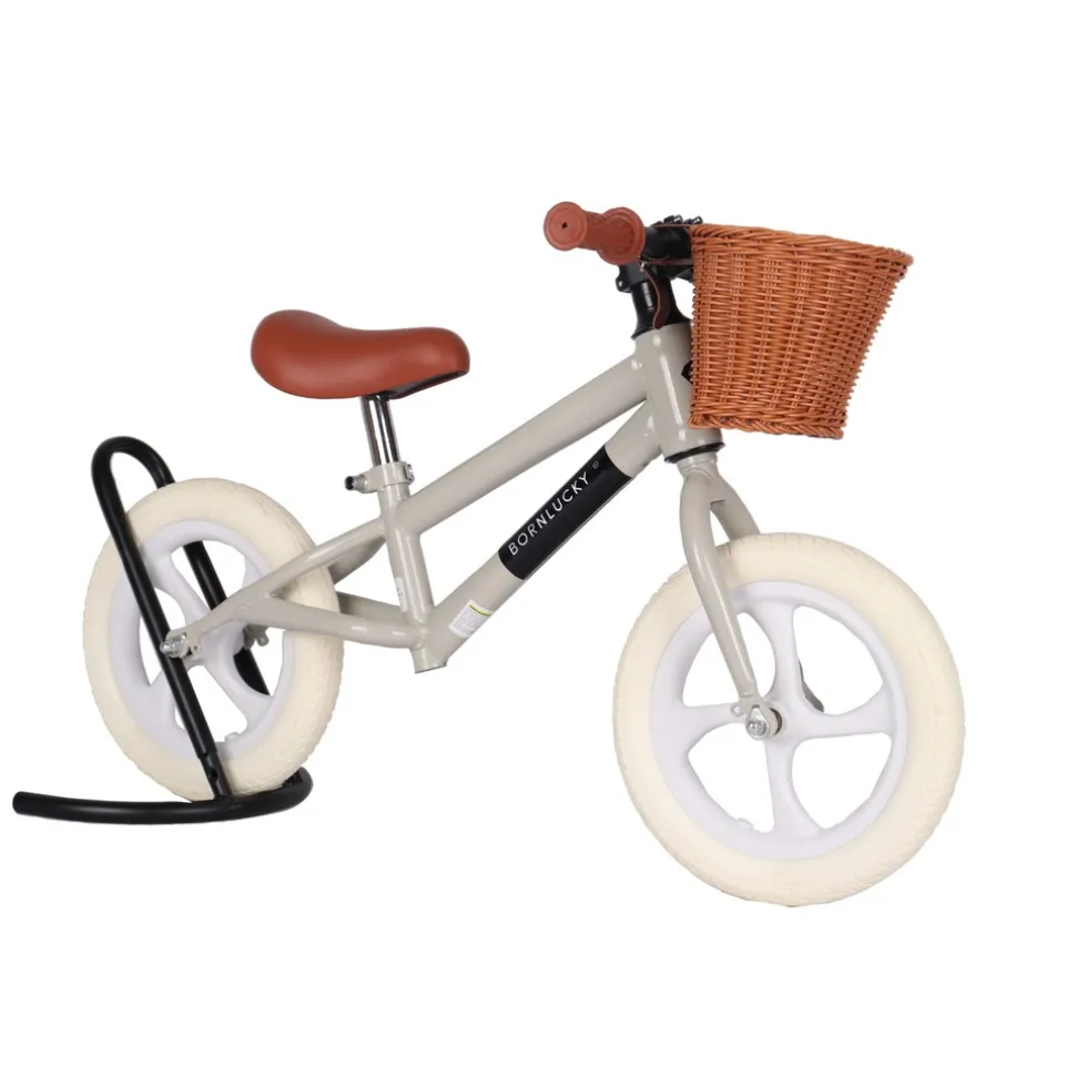 Born Lucky Loopfiets Balance Bike Luxe Olijf