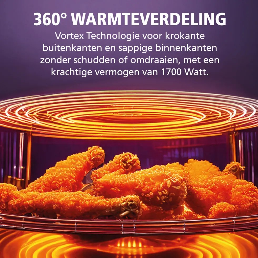 Brabantia PFAS-vrij BBEK1137 Airfryer