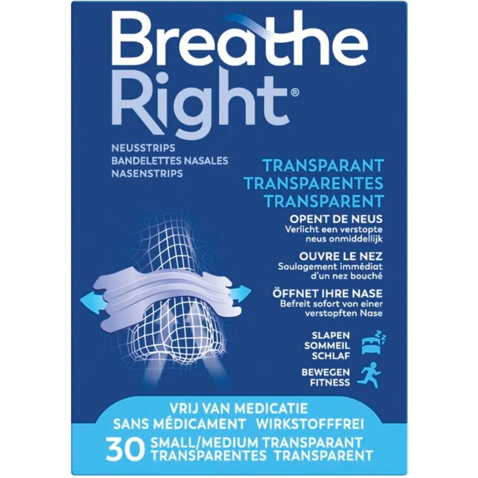 Breathe Right Gevoelige Huid Neusstrips