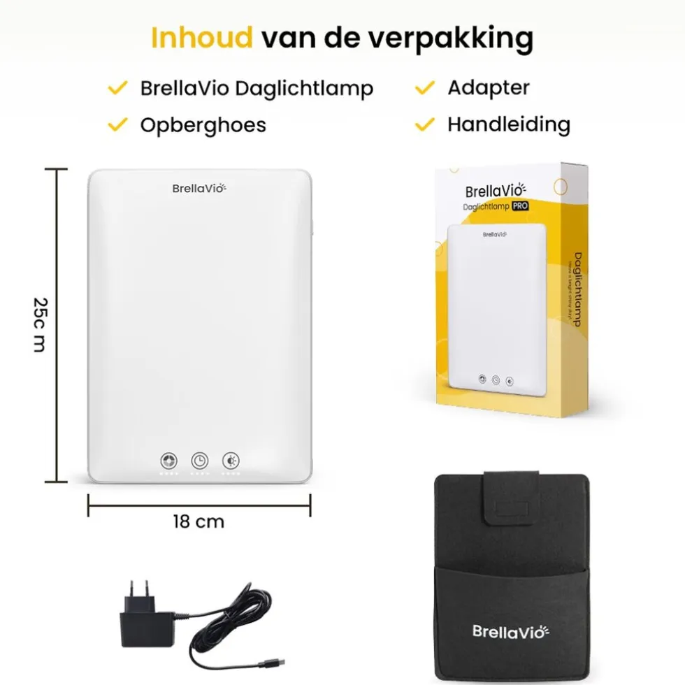 BrellaVio Daglichtlamp PRO 12.000 Lux
