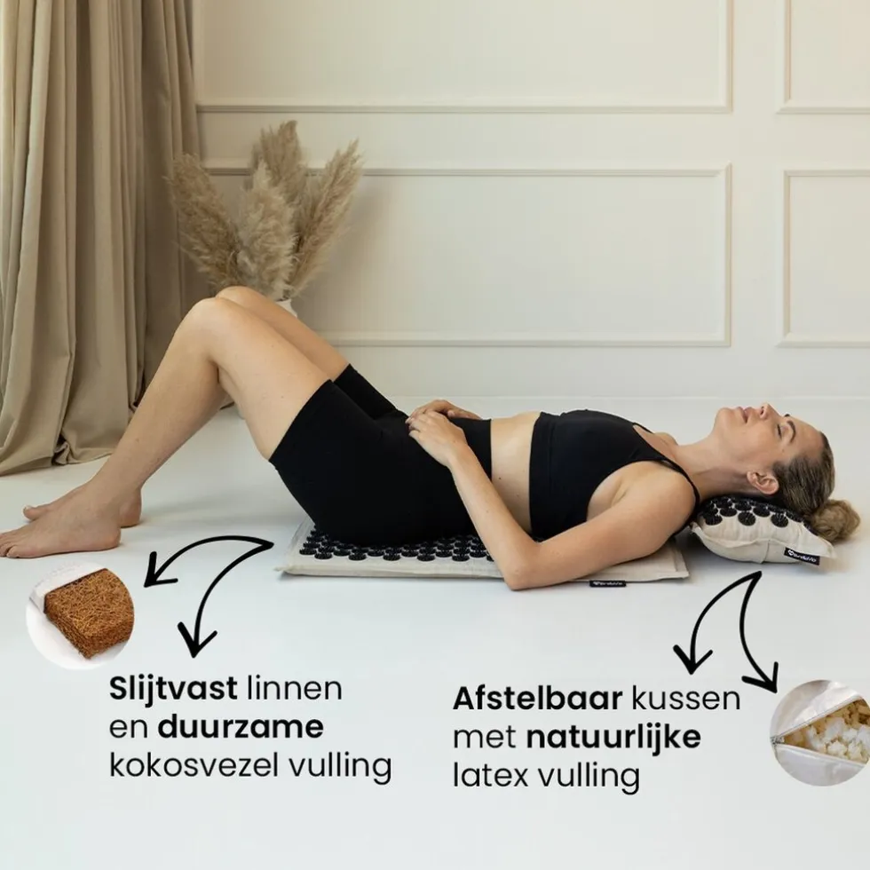 BrellaVio Spijkermat Set 2.0 met Spijkerkussen en Opbergtas